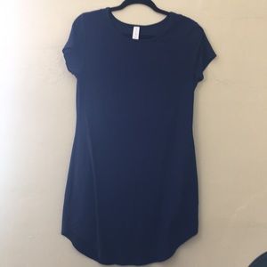 Navy Blue T-Shirt Dress